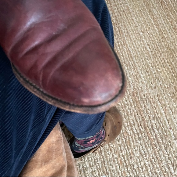 Frye western midcalf boots in oxblood red - Picture 7 of 14